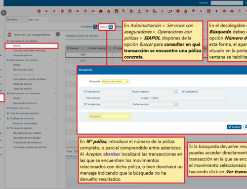 732. SIAPOL – Búsqueda de movimientos de pólizas