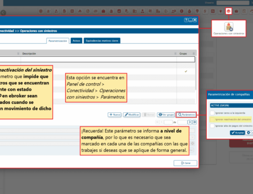 735. Operaciones con siniestros – Ignorar reactivación del siniestro