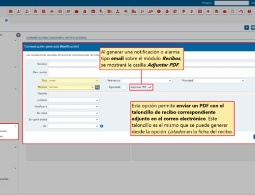 747. Comunicaciones Programadas (Alarmas) y Generadas (Notificaciones) – Adjuntar PDF